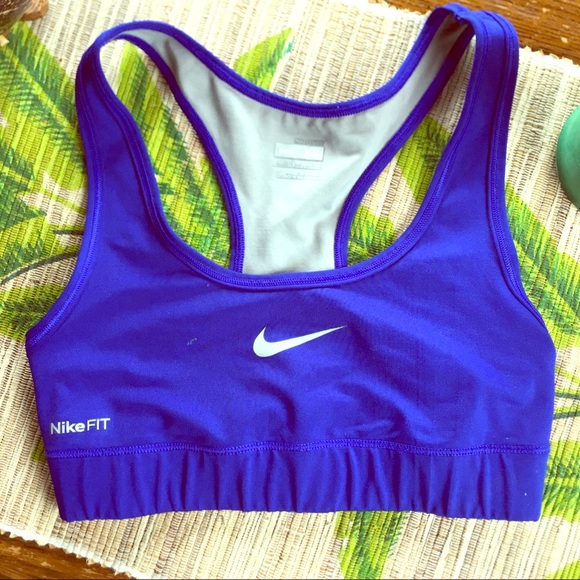 royal blue nike sports bra